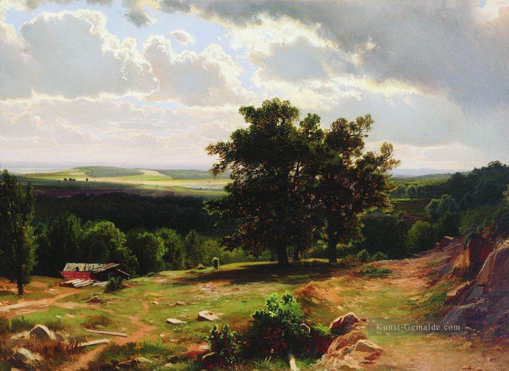 in the vicinity of dusseldorf 1865 classical landscape Ivan Ivanovich trees Ölgemälde